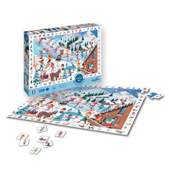 CALYPTO PUZZLE 100 P - Sports d'Hiver - Winter Sports