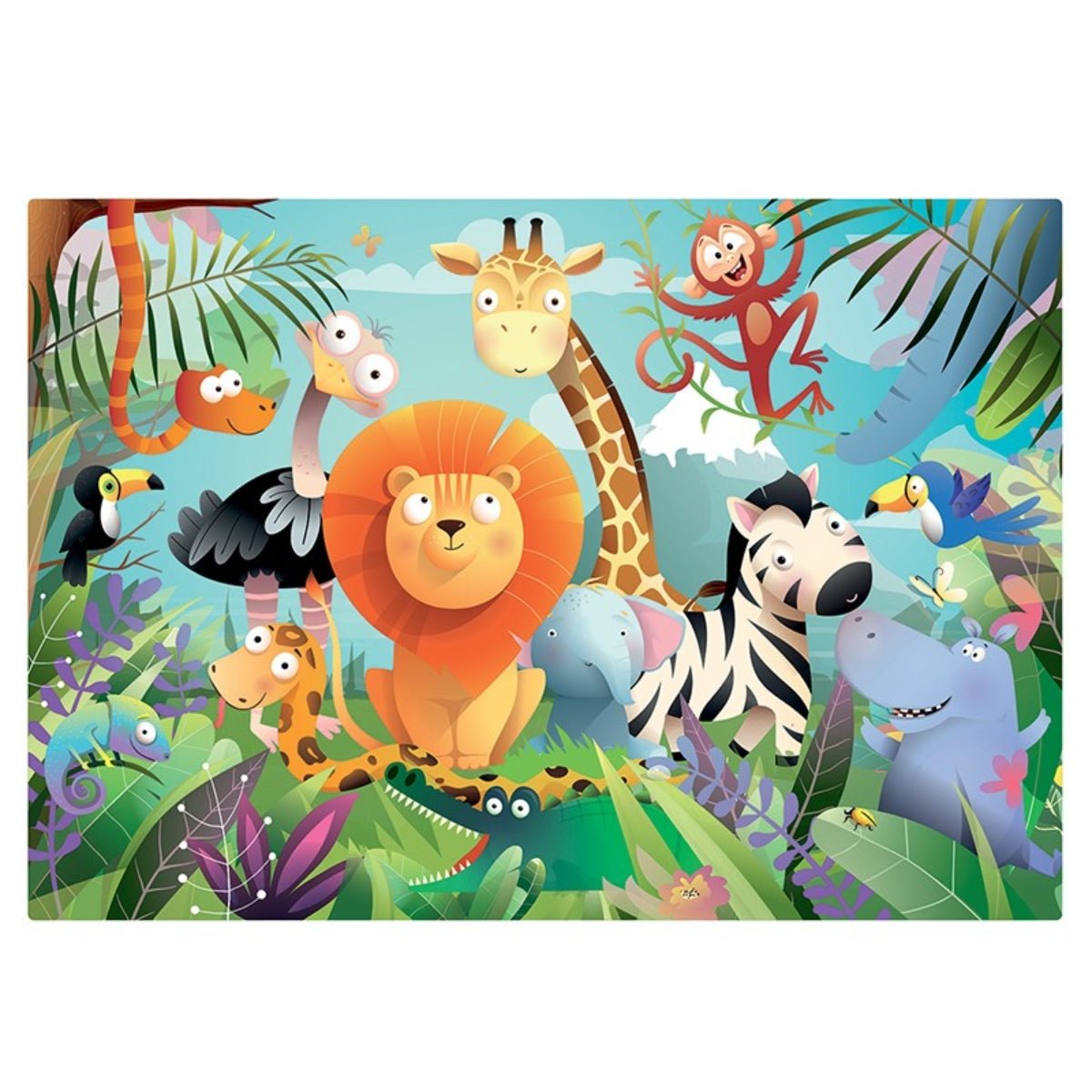CALYPTO Puzzle 2*24 P - Animaux Sauvages