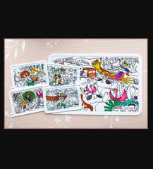 COLOUR ME MATS Timmy & Tammy Rediscovering our Wildlife Reserves & Exploring our Four Wildlife Parks (Duo Colouring Mats Bundle)