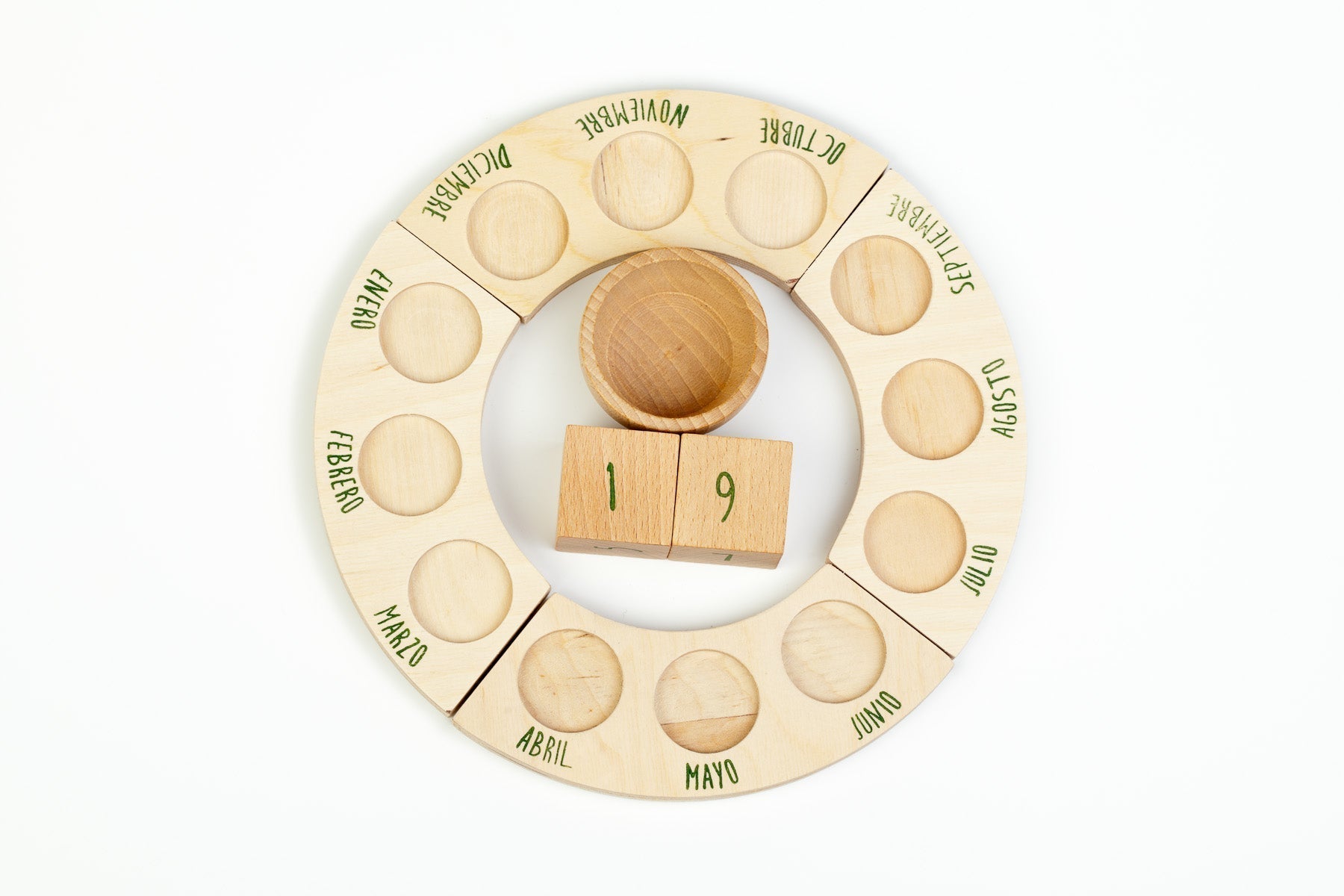 GRAPAT Platforms, Dice & Bowl Perpetual Calendar (ENGLISH)