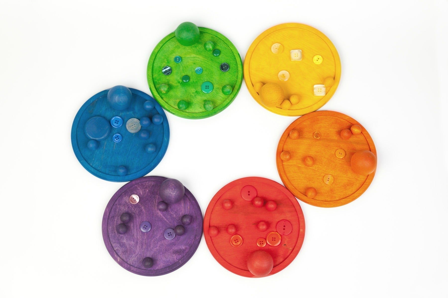 GRAPAT Rainbow Dishes - 6 Rainbow