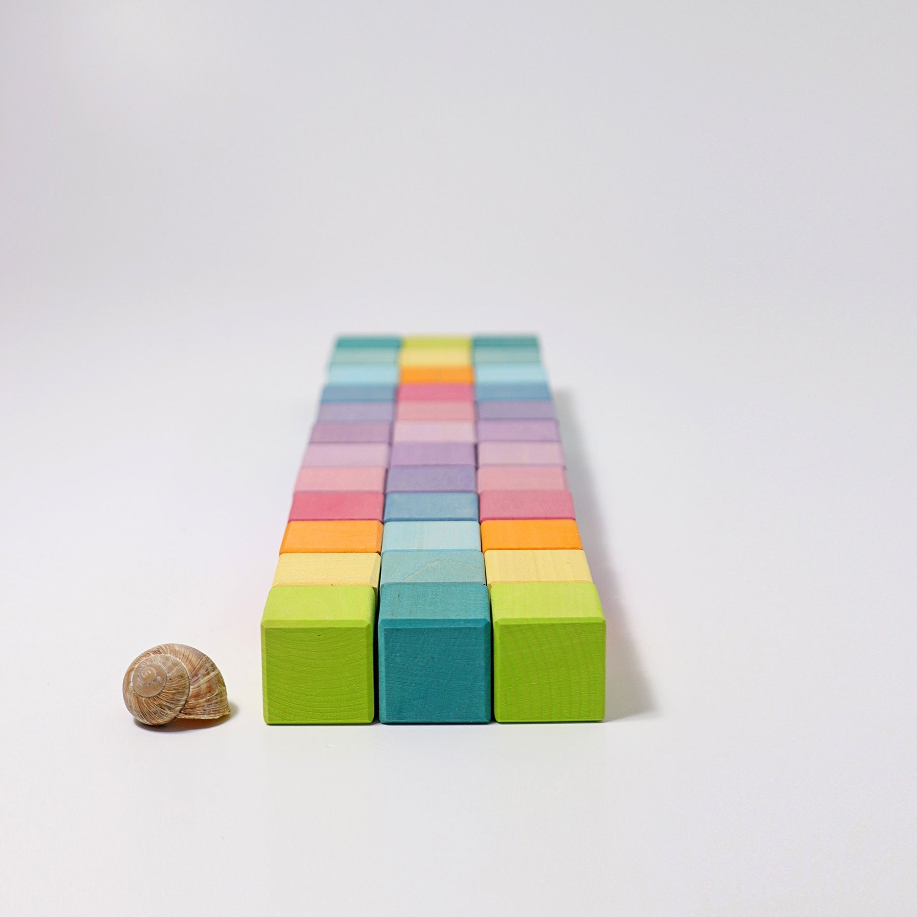 GRIMM'S Square, 36 Cubes, pastel