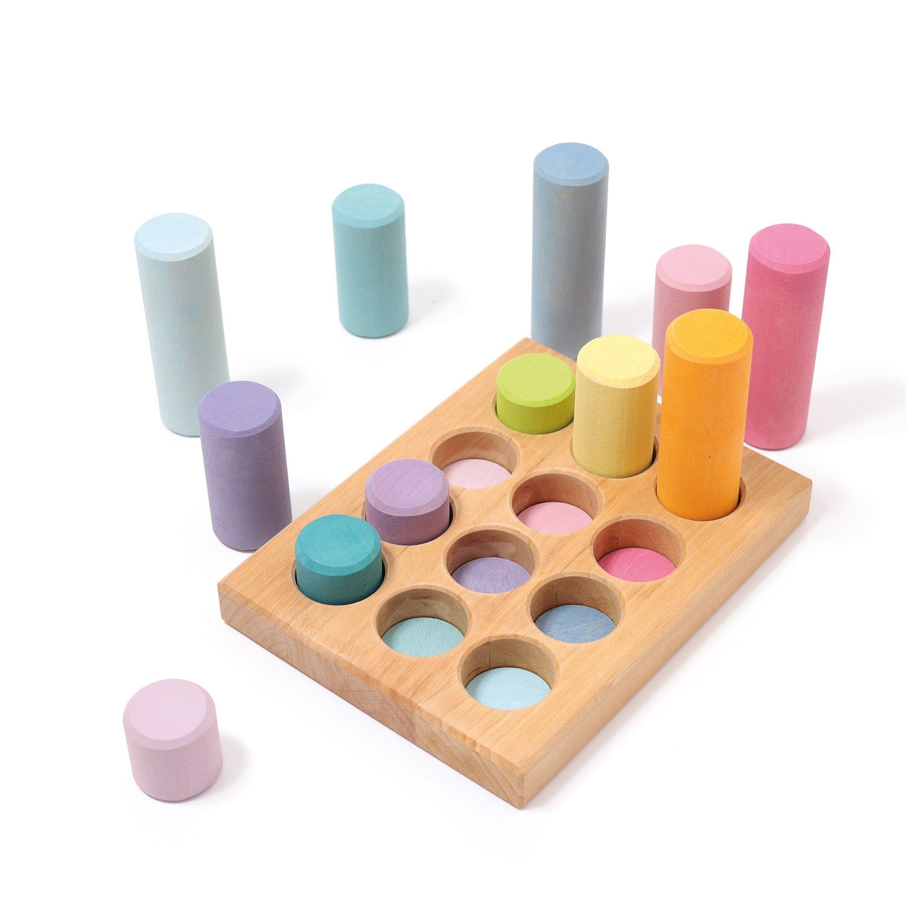 GRIMM'S Stacking Game Small Pastel Rollers