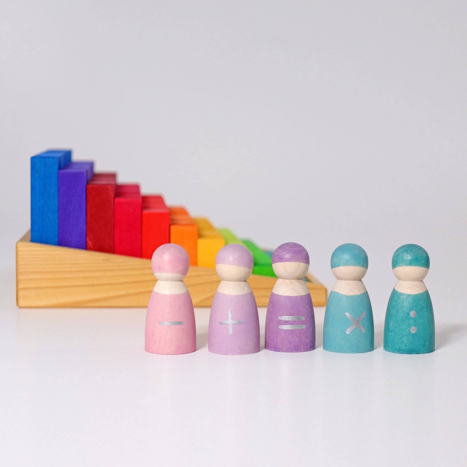 GRIMM'S stepped counting blocks 2 cm, 100 pcs