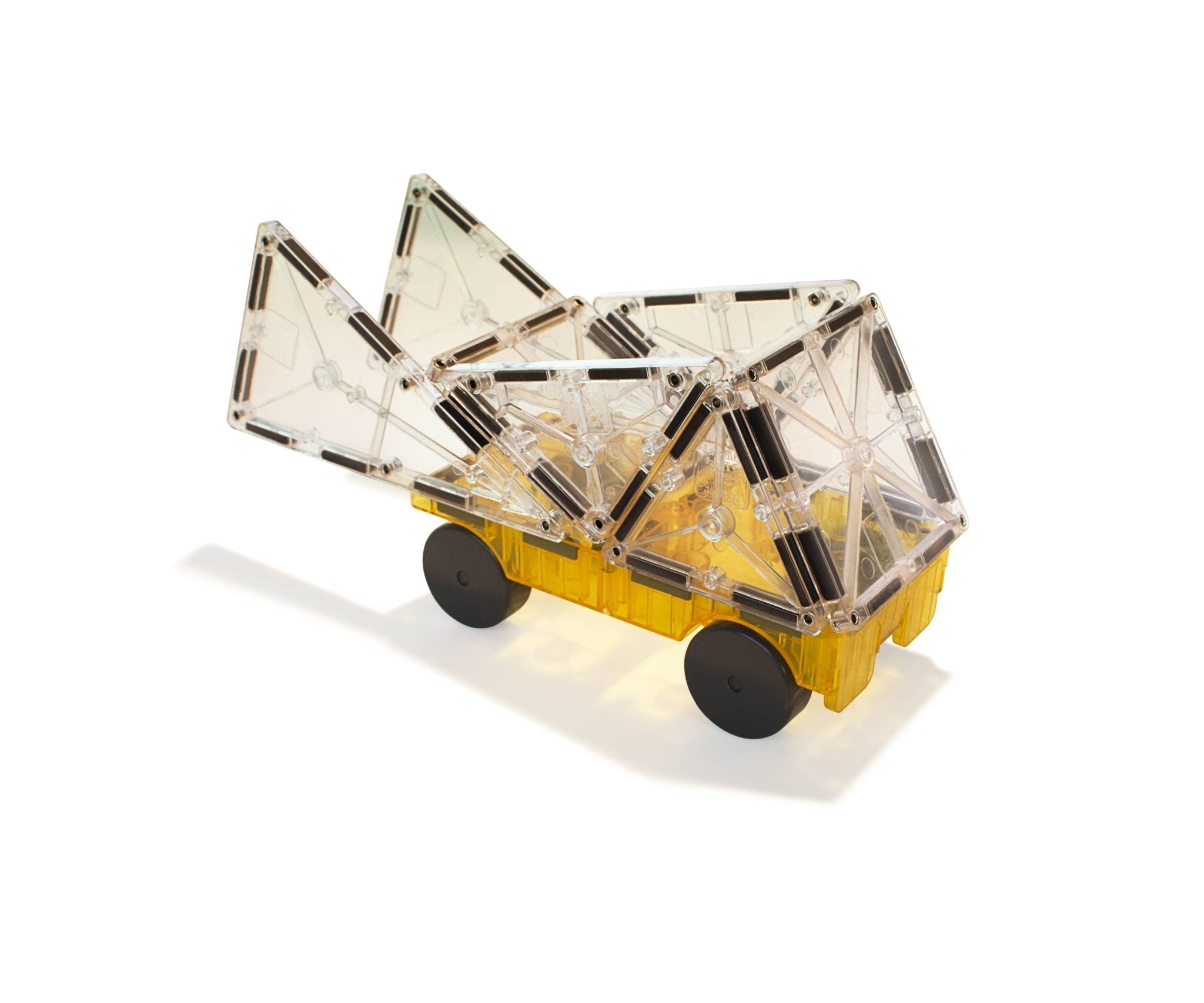 MAGNA-TILES Cars 2 Piece Expansion Set : Green & Yellow