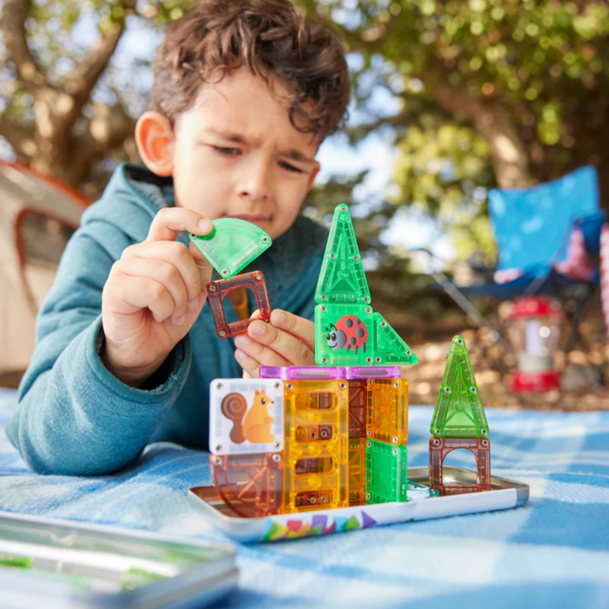 MAGNA-TILES  microMAGS Travel Treehouse