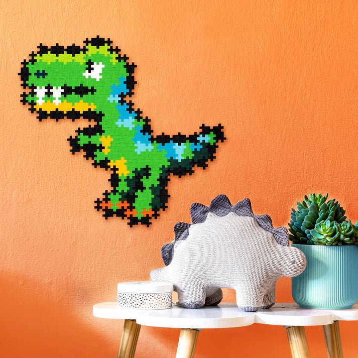 PLUS-PLUS Puzzle By Number T-Rex 250 pcs
