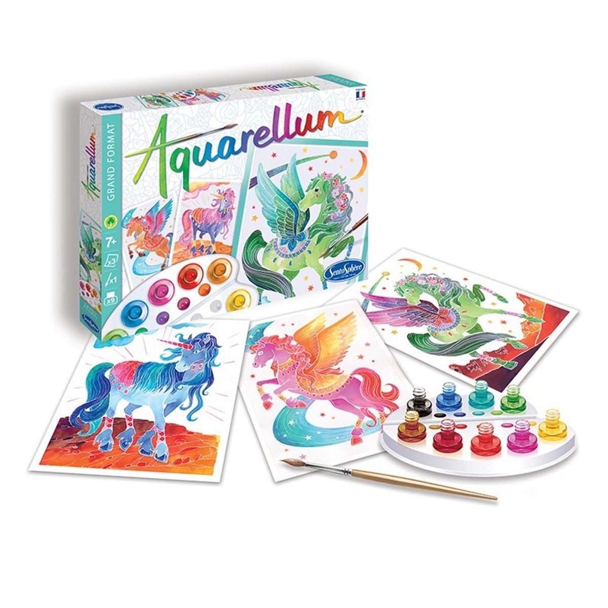 SENTOSPHERE AQUARELLUM "Licornes & Pegases" - Unicorns & Pegasus